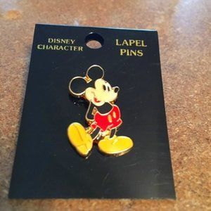 NEW Mickey Mouse Disney Classic Pose Lapel Hat Vest Collectible Pin 1"